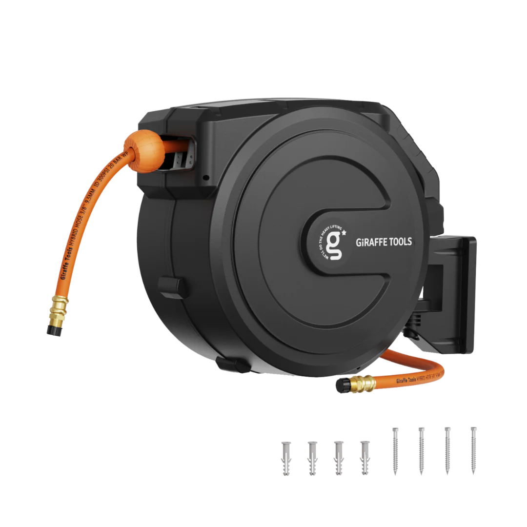 Giraffe Tools Retractable Air Hose Reel