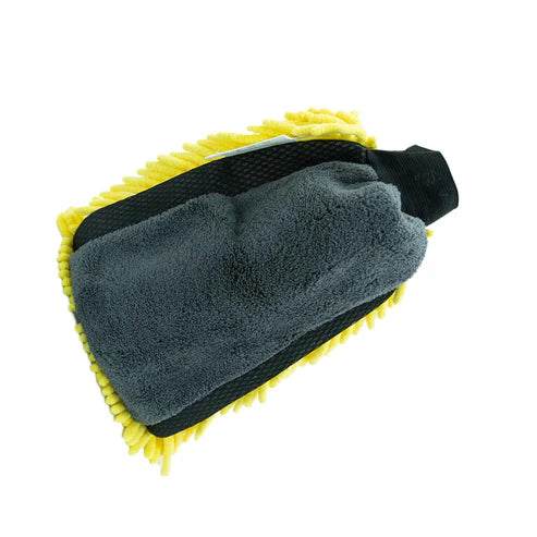 3D Yellow Noodle Wash Mitt