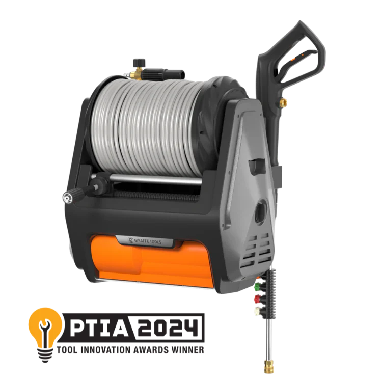 Giraffe Tools Grandfalls Retractable Pressure Washer