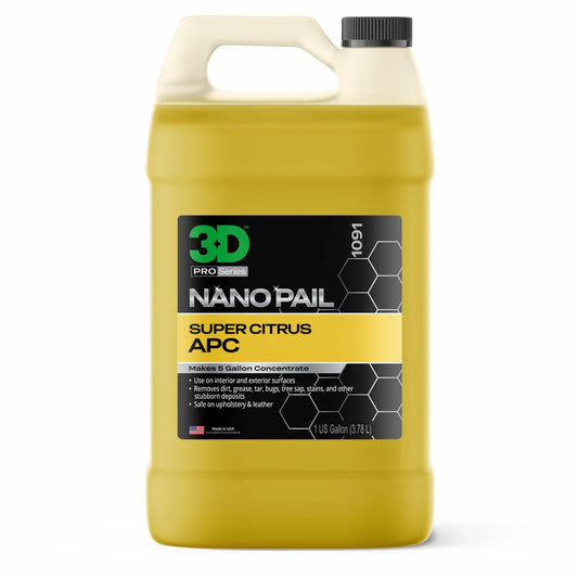 Yellow bottle of 3D Pro Nano Pail Super Citrus APC