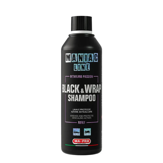 BLACK AND WRAP SHAMPOO 500ML-Maniac Line-True North Detail Supplies