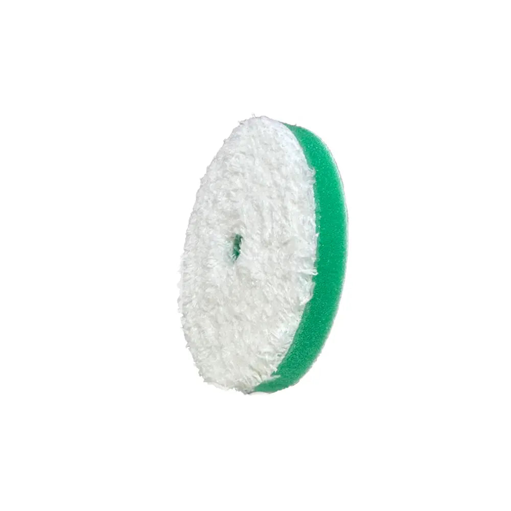 Green Heavy Cut Microfiber Pad-Crystal Brite-True North Detail Supplies