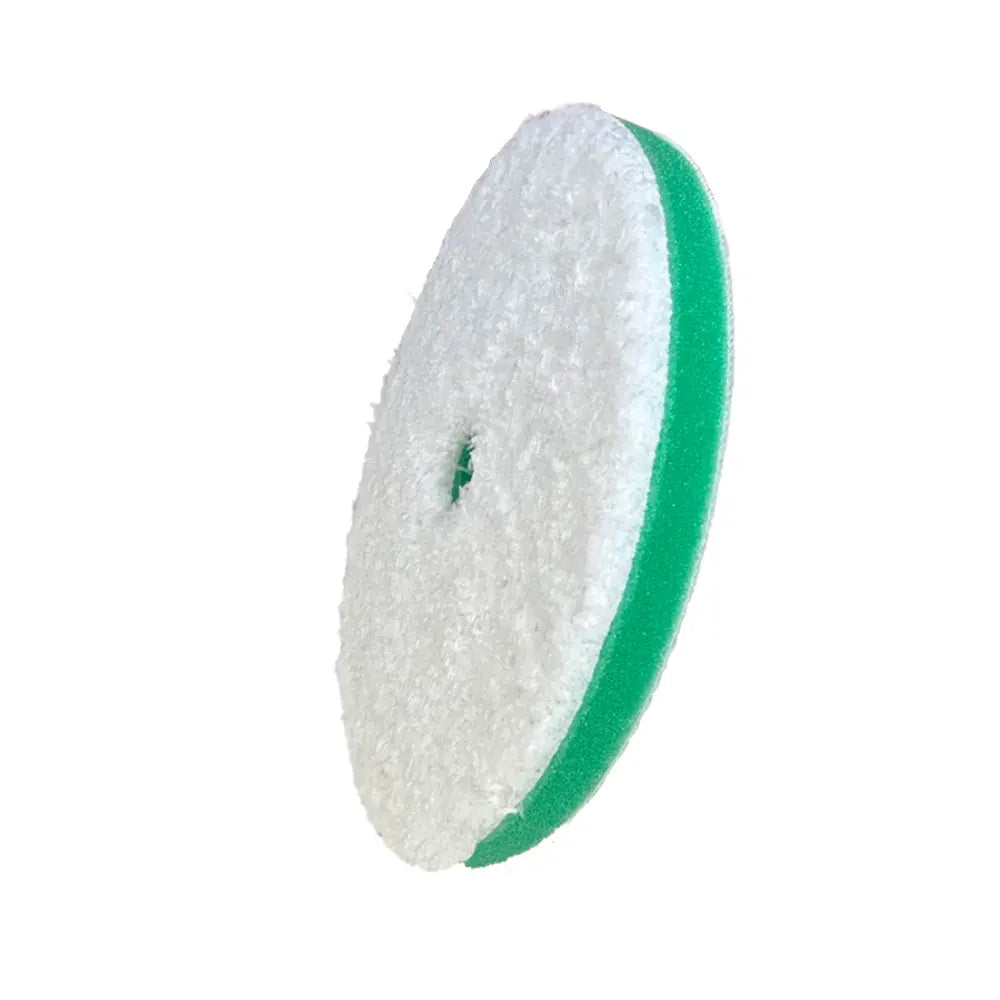 Green Heavy Cut Microfiber Pad-Crystal Brite-True North Detail Supplies