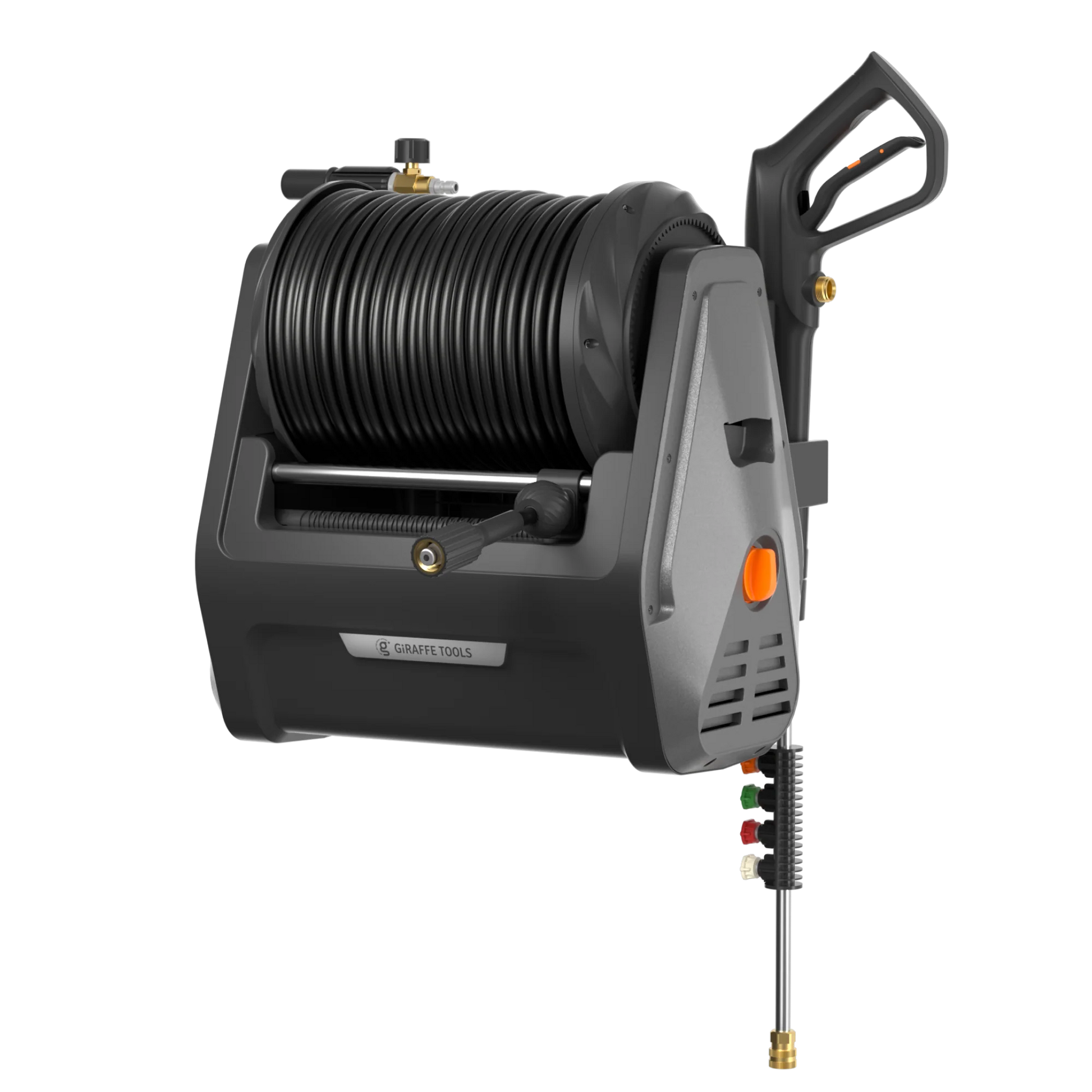 Giraffe Tools Grandfalls Retractable Pressure Washer