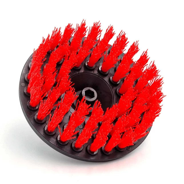 Red Spinner Drill Brush