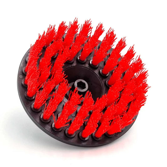 Red Spinner Drill Brush