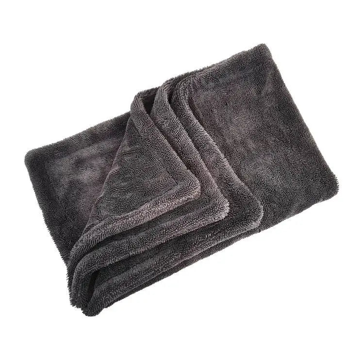 Grey Twist Loop Drying Towel