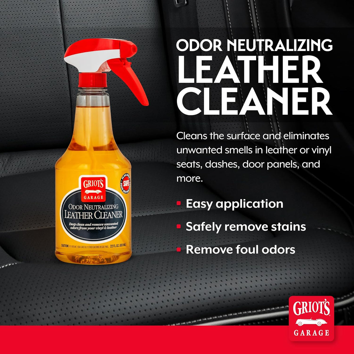 Griot’s Garage Odor Neutralizing Leather Cleaner