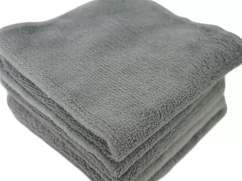 200 GSM  Microfiber Towel 5 Pack (Light Gray)